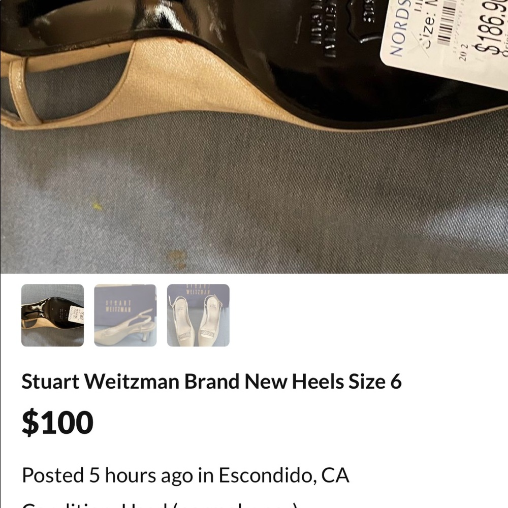 Stuart Weitzman brand new heels - size 6